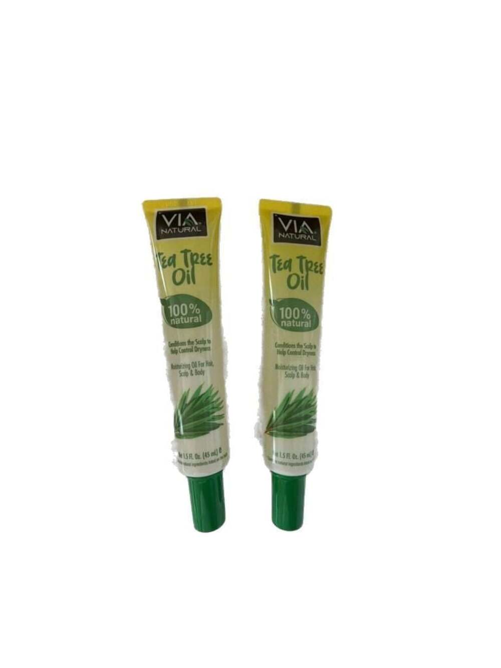 Via‎ Natural 100% Natural Tea Tree Oil Moisturizing Oil for Hair, Scalp & Body.